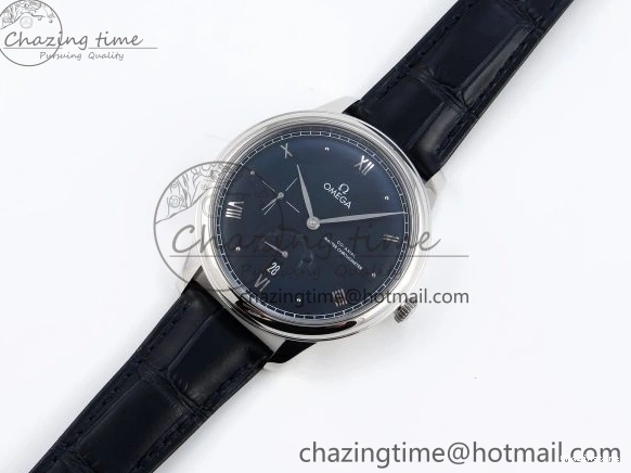 0105 De Ville Power Reserve SS MKF 1:1 Best Edition Black Dial on Black Leather Strap A Packable 7744